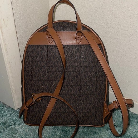 MK Kenly Medium Backpack Brown